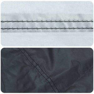 Utebordsskydd Svart 72 x 72 x 10 cm 210D Oxford Tyg