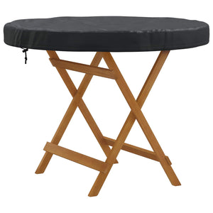 Utebordsskydd Svart 92 x 92 x 10 cm 210D Oxford Tyg