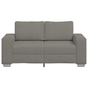 Loveseat soffa ljusgrå 120 cm manchestertyg