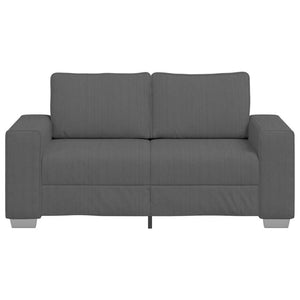 Loveseat soffa mörkgrå 120 cm manchestertyg