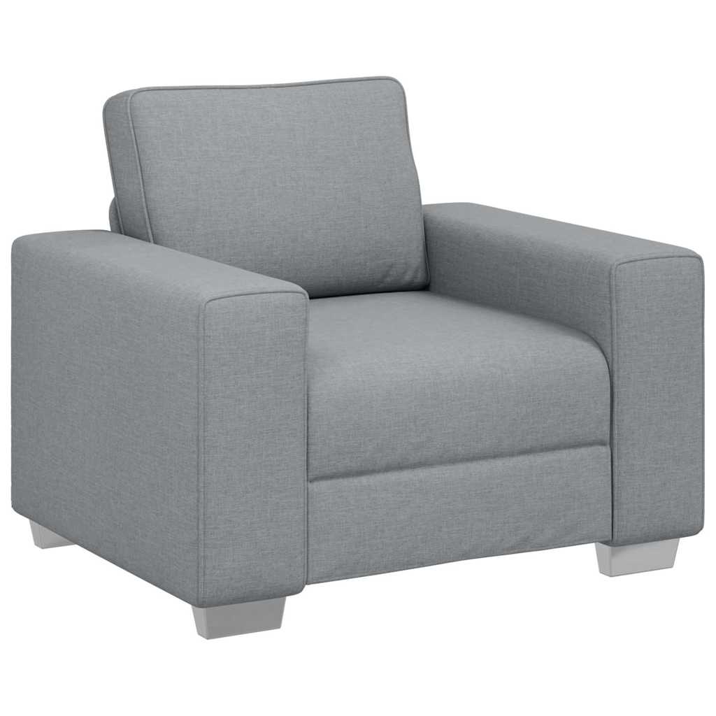 Soffstol Ljusgrå 100 cm tyg
