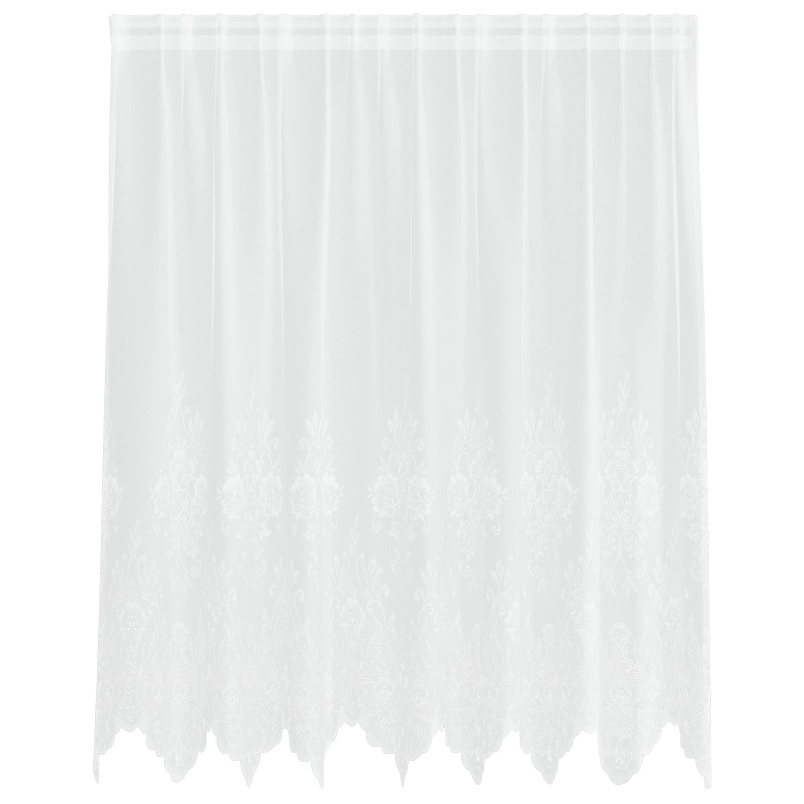 Spetsgardin Vit 140 x 200 cm Polyester