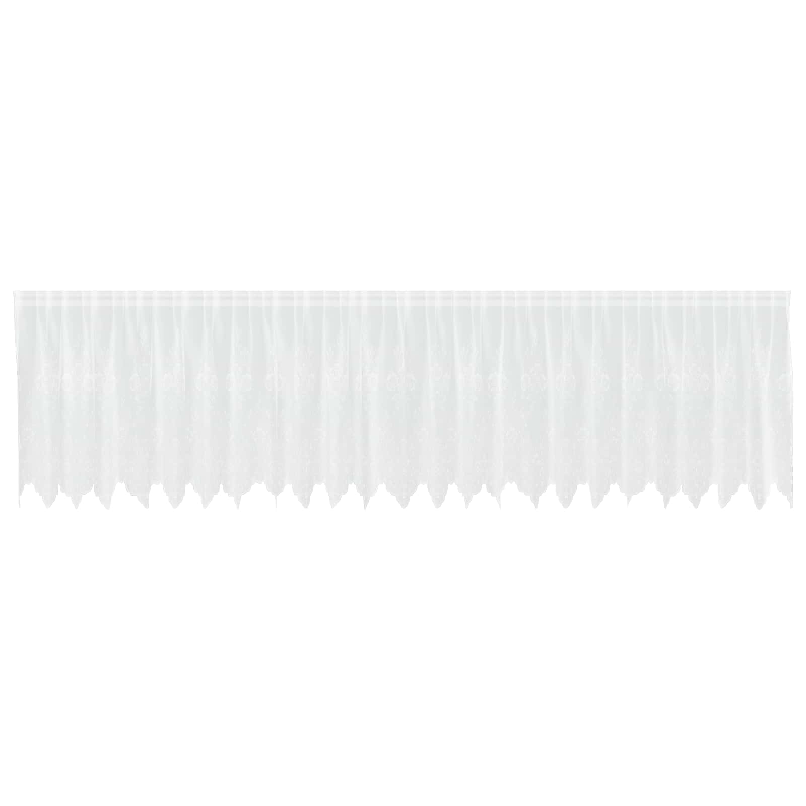 Spetsgardin Vit 80 x 600 cm Polyester