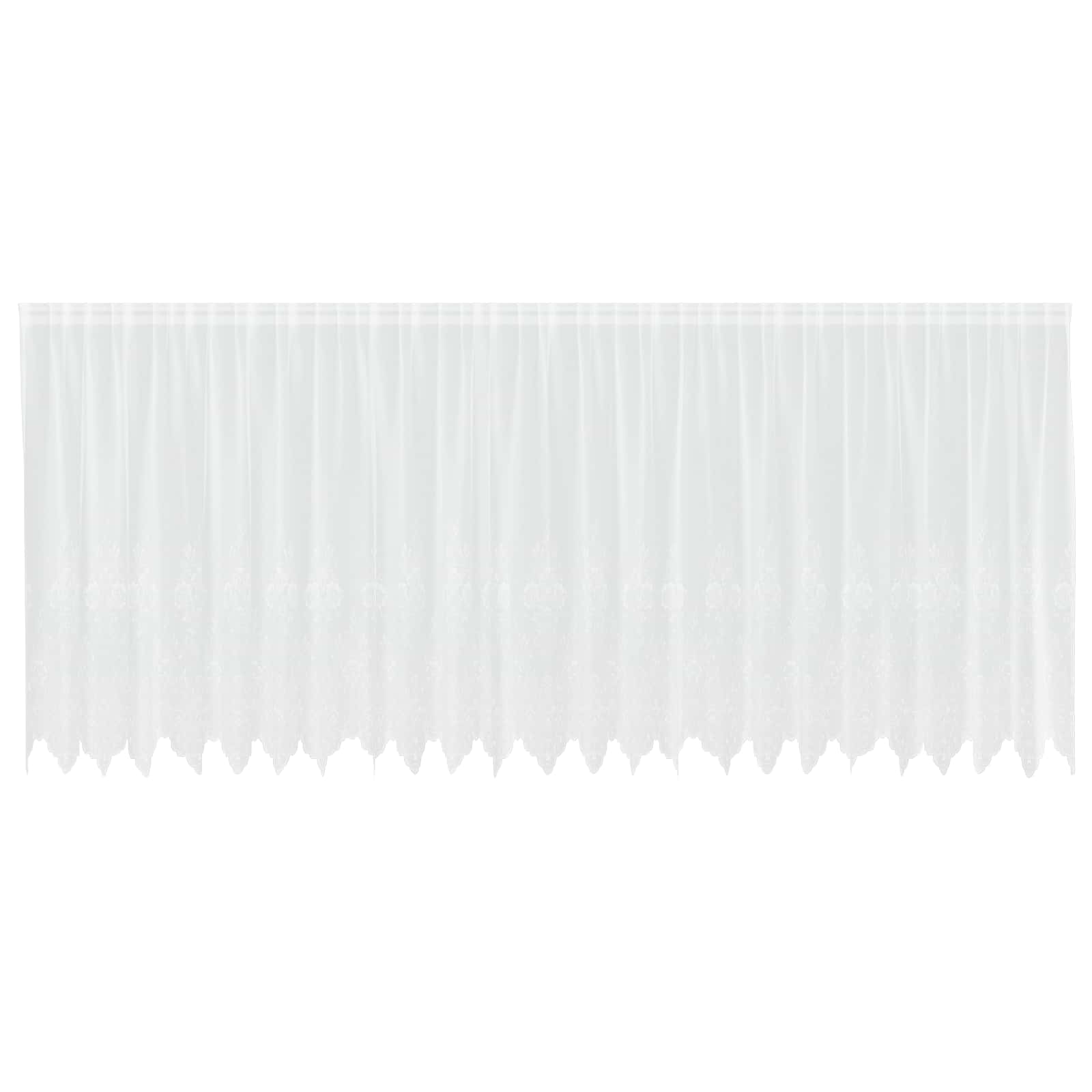 Spetsgardin Vit 160 x 600 cm Polyester
