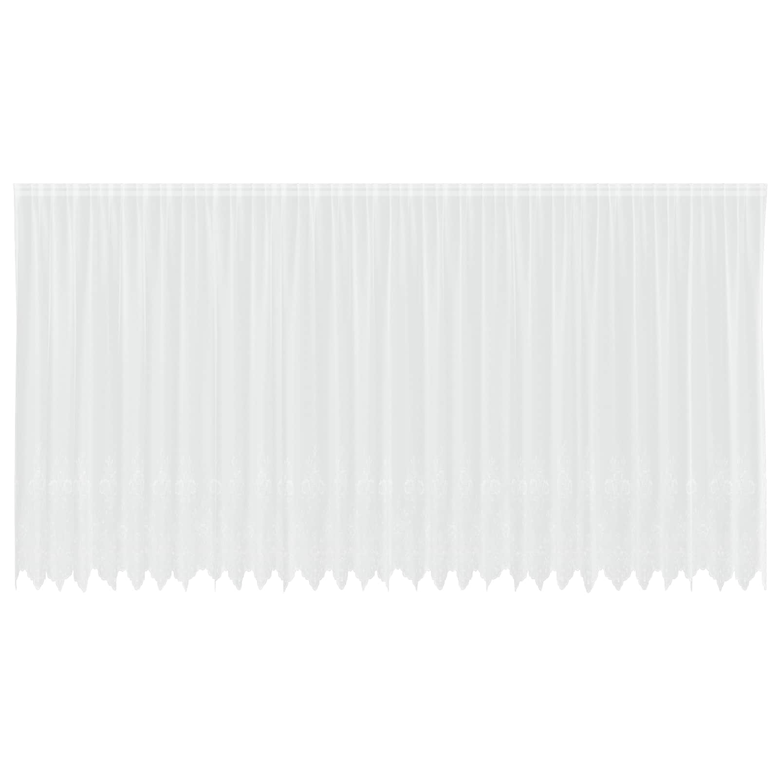 Spetsgardin Vit 240x750cm Polyester