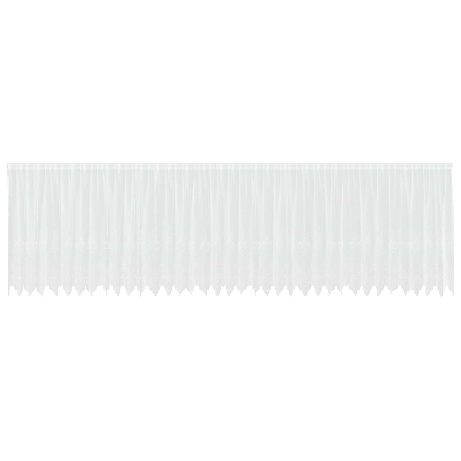 Spetsgardin Vit 160 x 900 cm Polyester