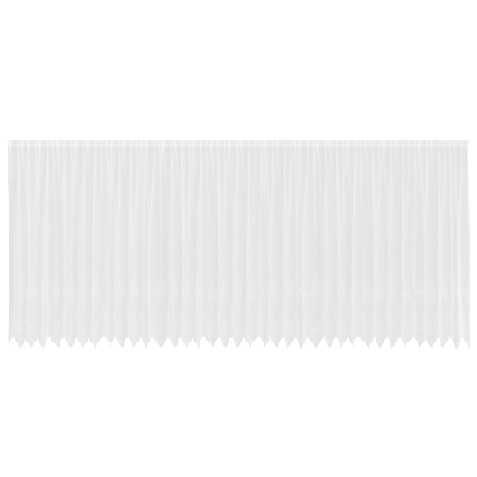 Spetsgardin Vit 220 x 900 cm Polyester