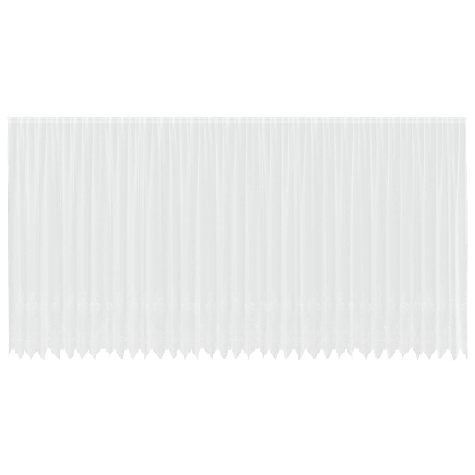 Spetsgardin Vit 300 x 900 cm Polyester