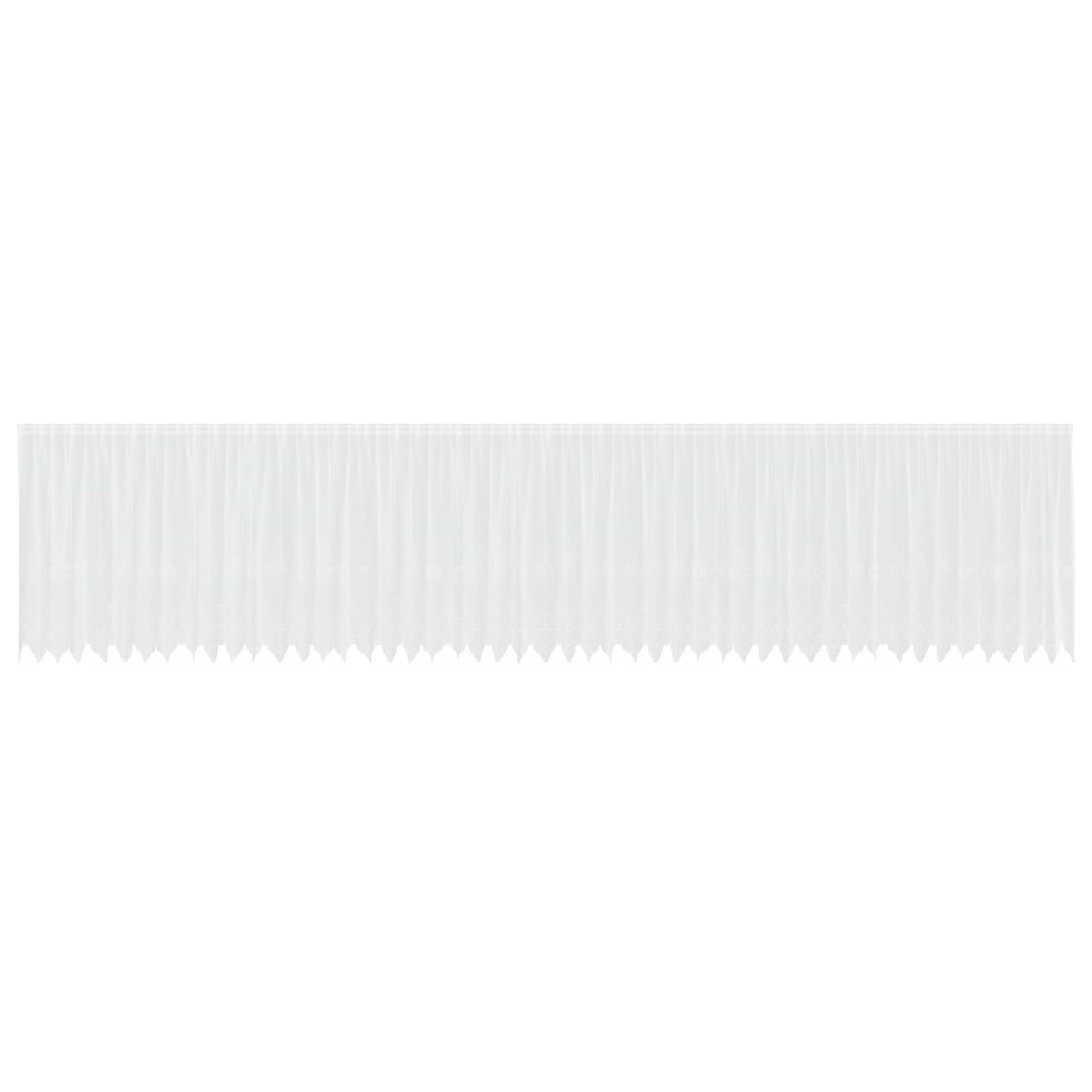 Spetsgardin Vit 180 x 1200 cm Polyester