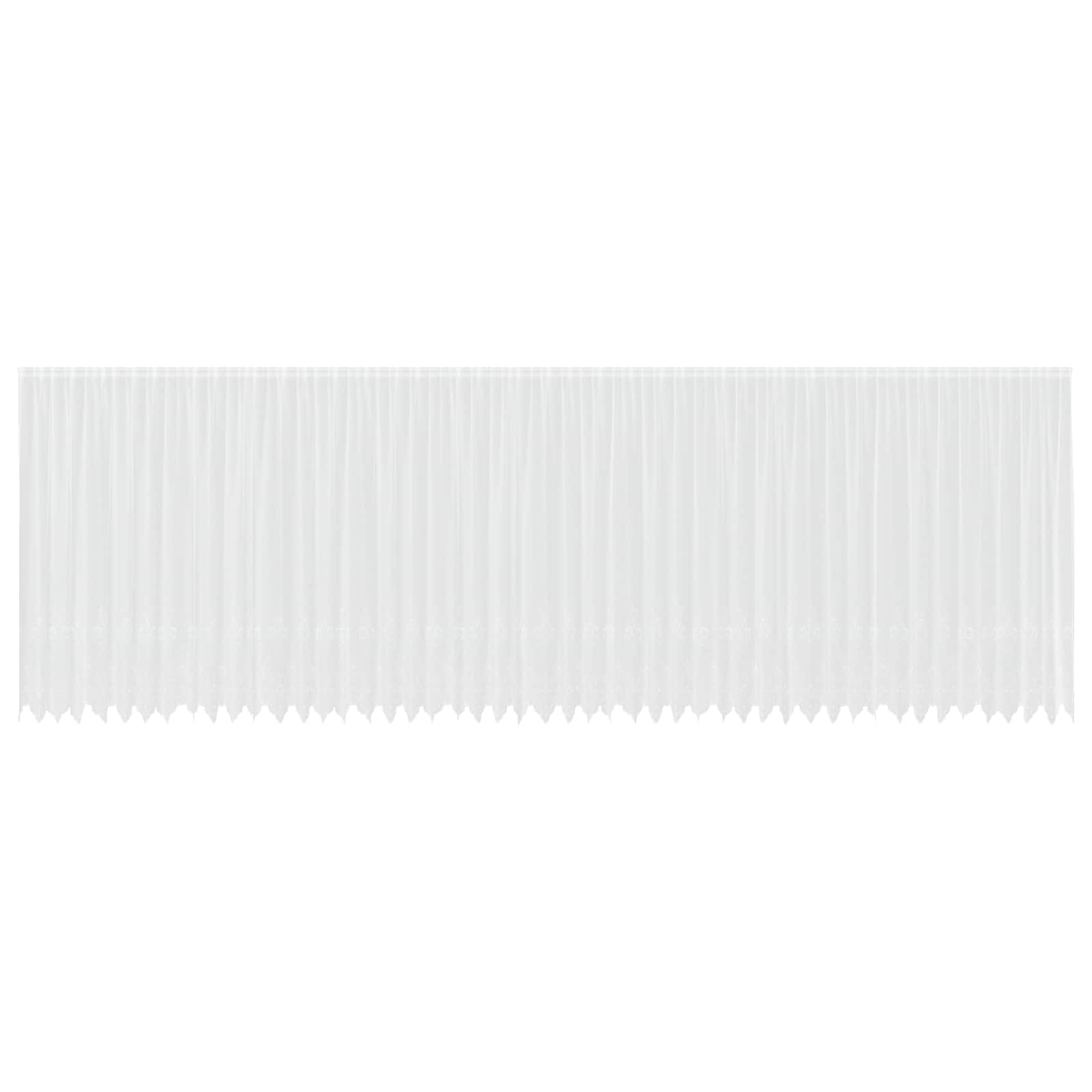 Spetsgardin Vit 240 x 1200 cm Polyester