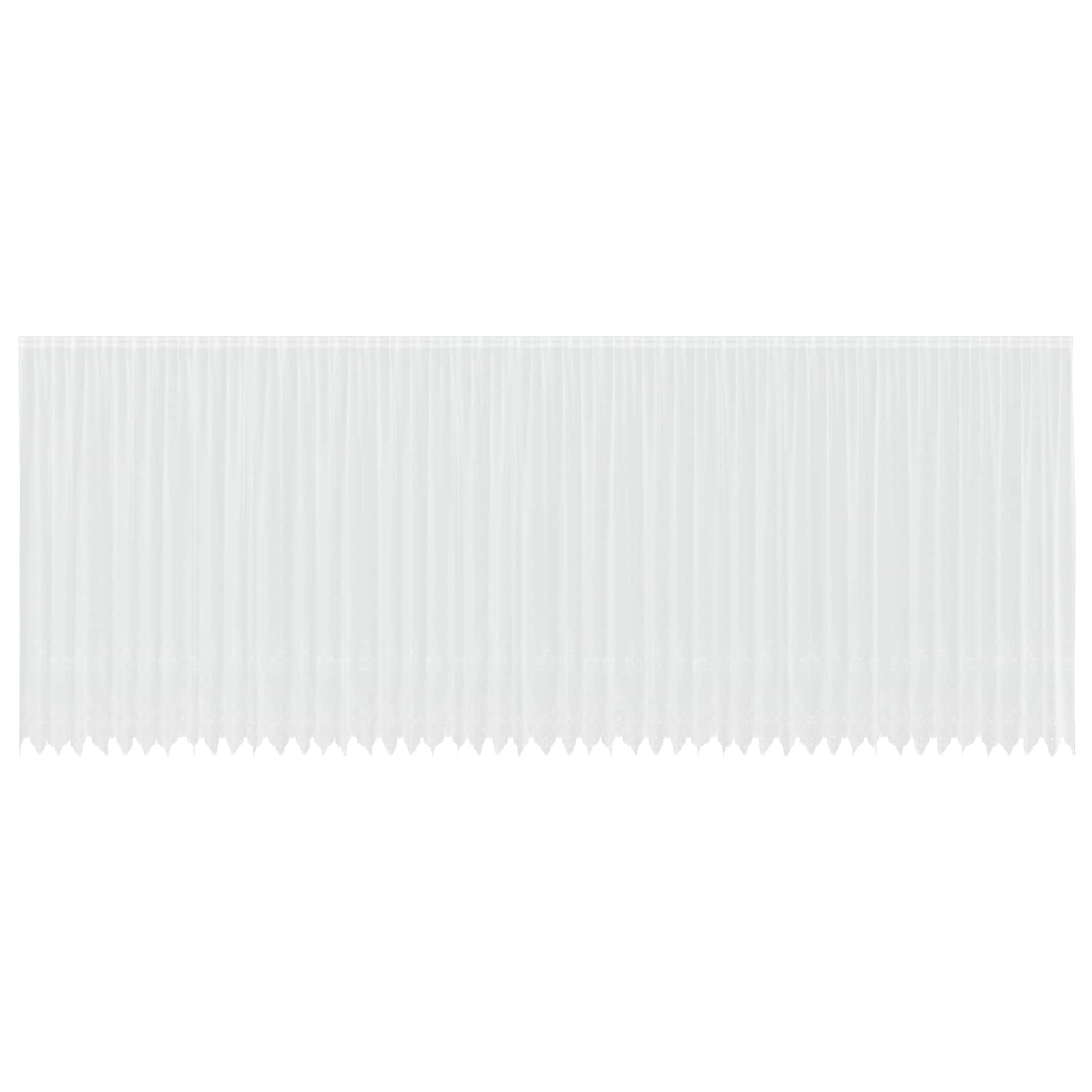 Spetsgardin Vit 300 x 1200 cm Polyester