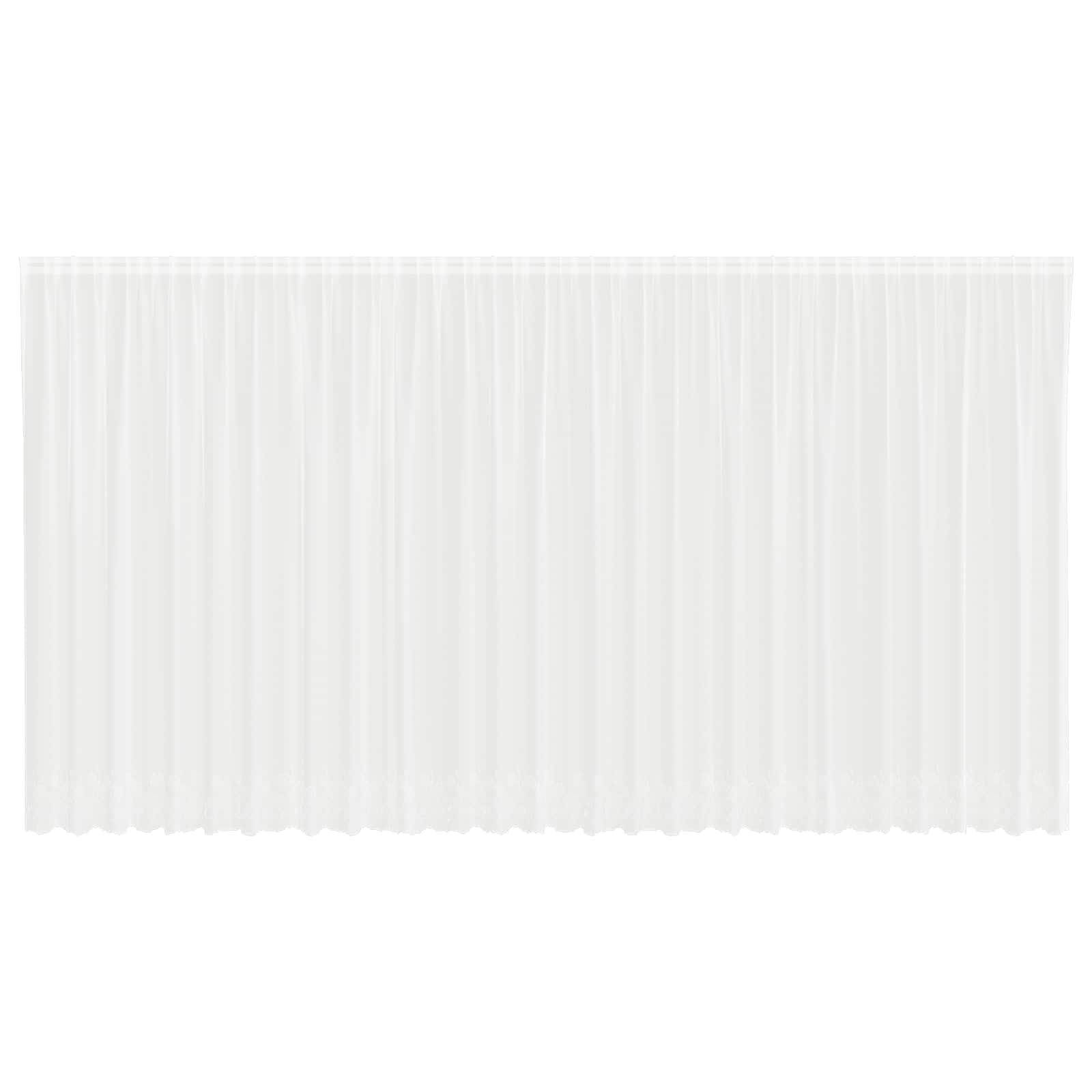 Spetsgardin Vit 200 x 750 cm Polyester