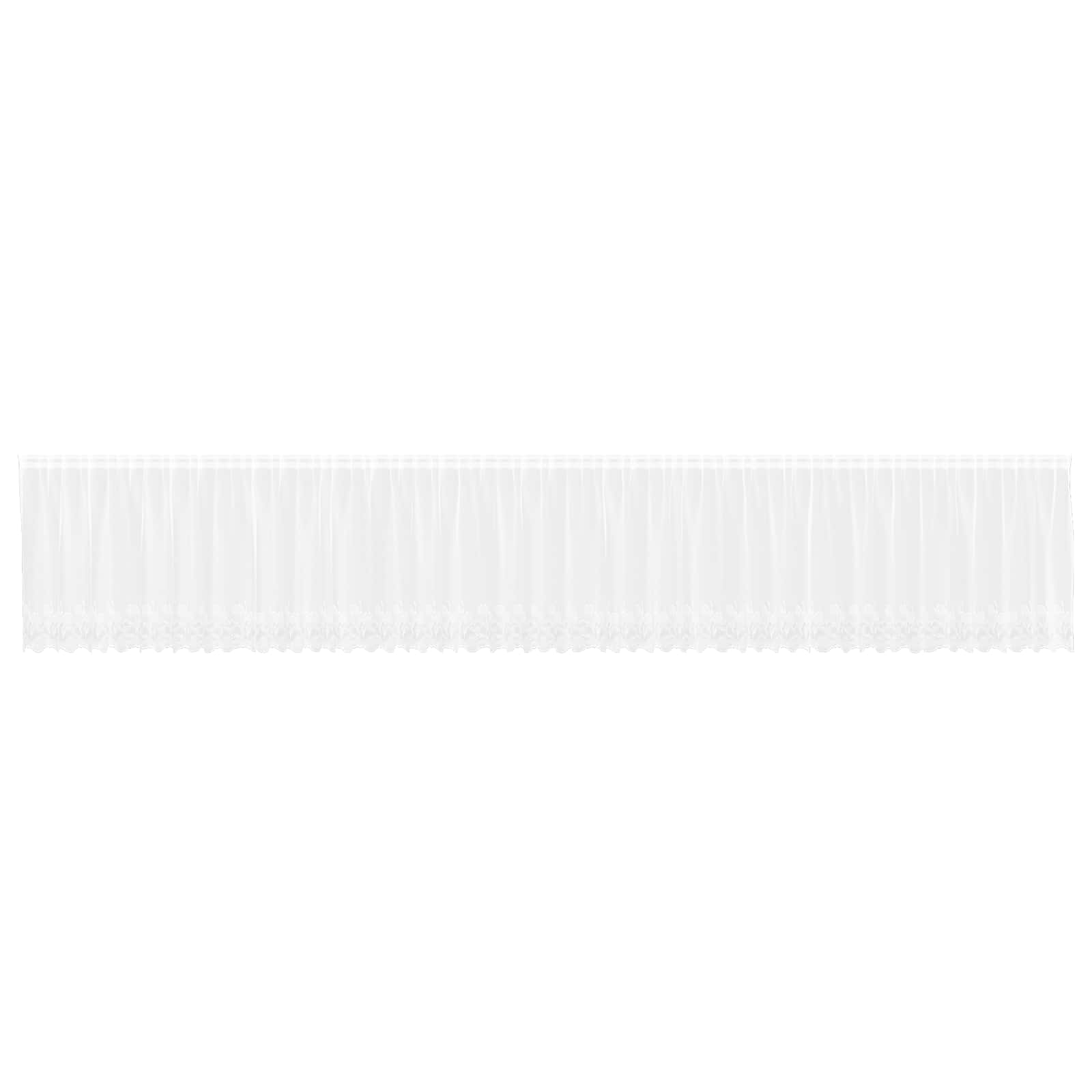 Spetsgardin Vit 120 x 900 cm Polyester