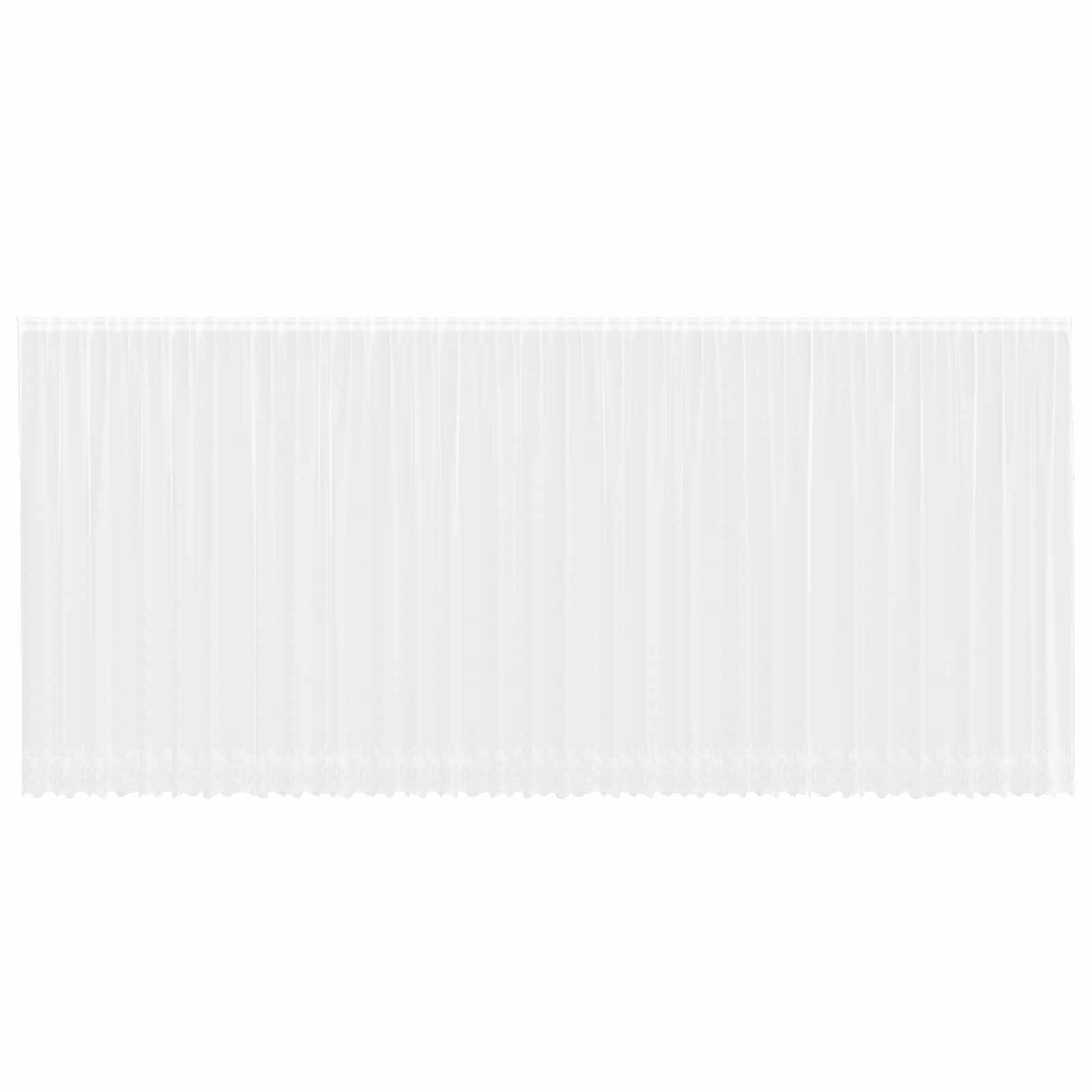 Spetsgardin Vit 240x900cm Polyester