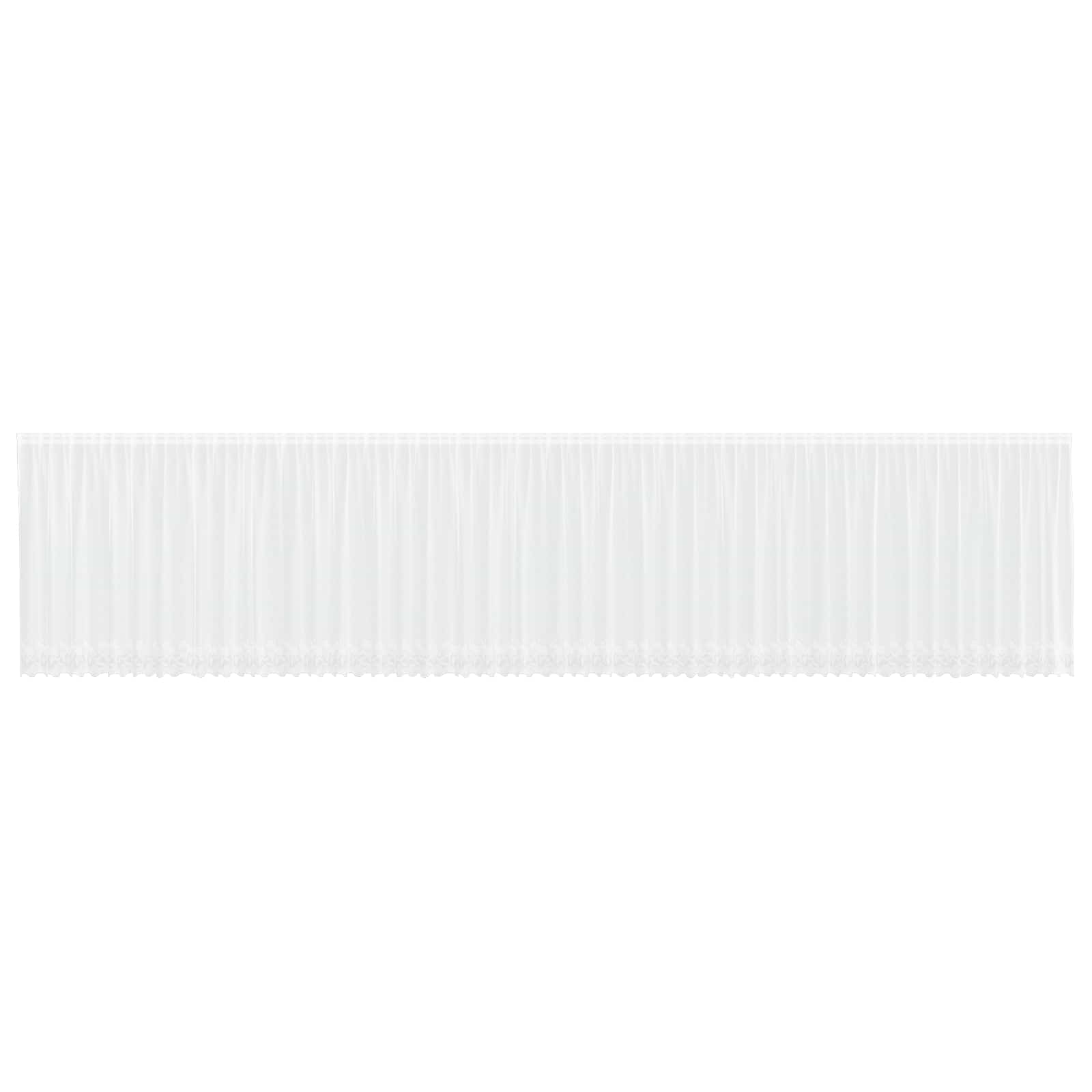 Spetsgardin Vit 160 x 1200 cm Polyester