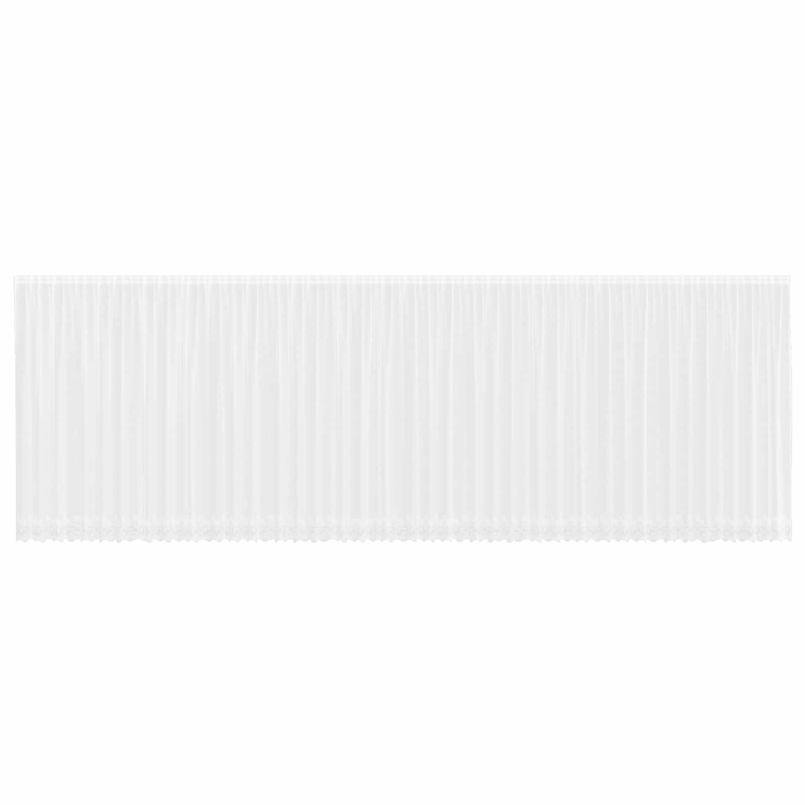 Spetsgardin Vit 220 x 1200 cm Polyester