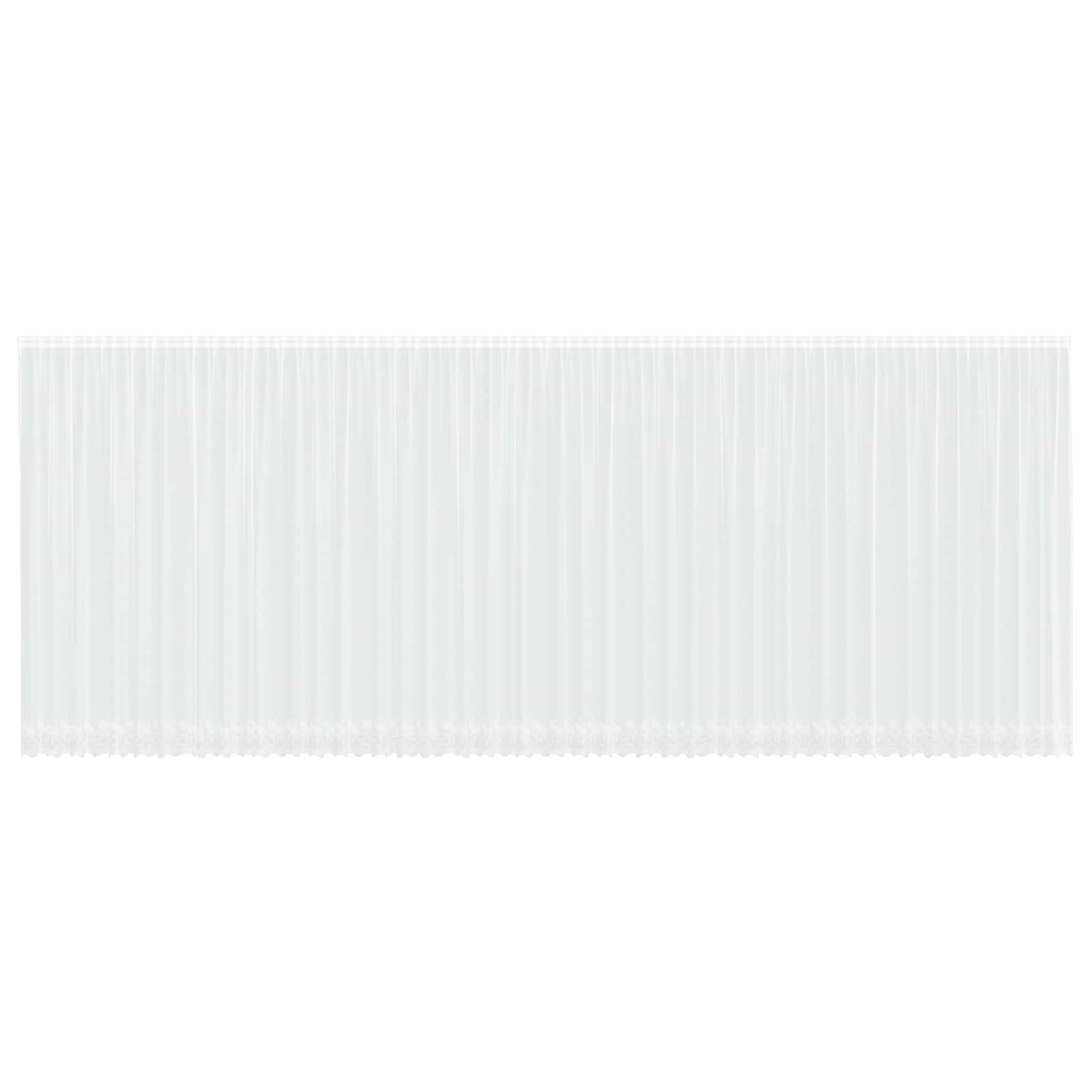 Spetsgardin Vit 1200 x 300 cm Polyester
