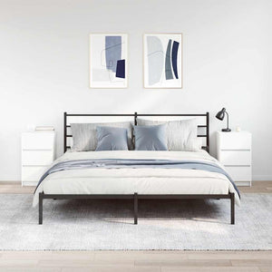 Sängbord med 3 lådor 2 st vit 39x35x65 cm