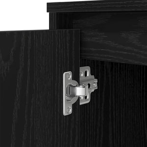 Skrivbord svart ek 120x42x76 cm konstruerat trä