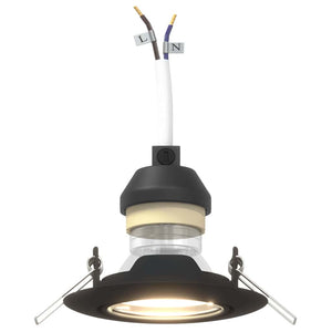 Spotlight 6 pcs Svart 9 x 9 x 2.5 cm Metall