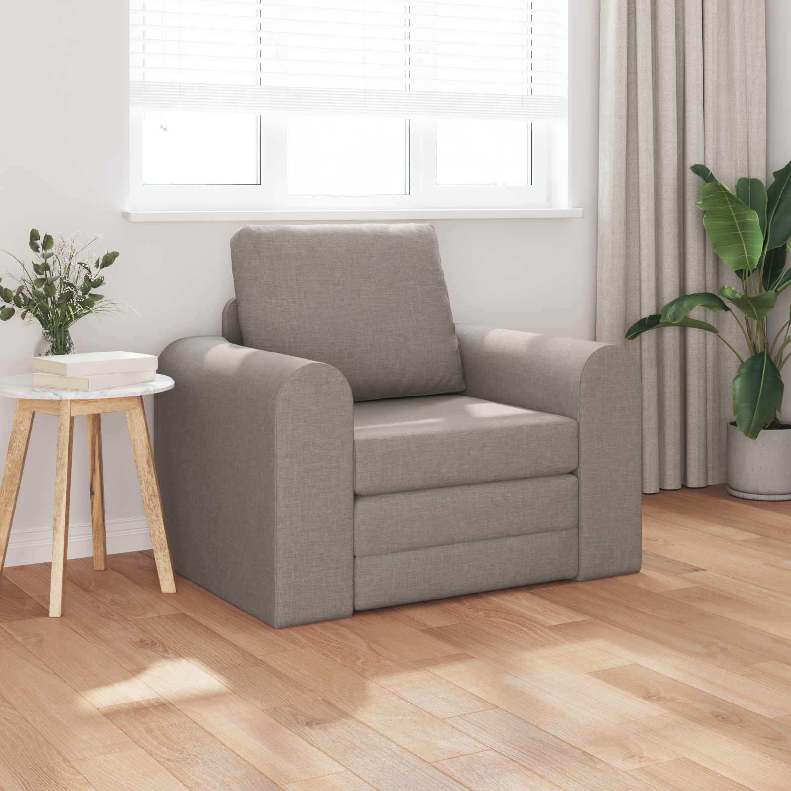 Soffsäng Taupe 98 x 71 x 83 cm tyg