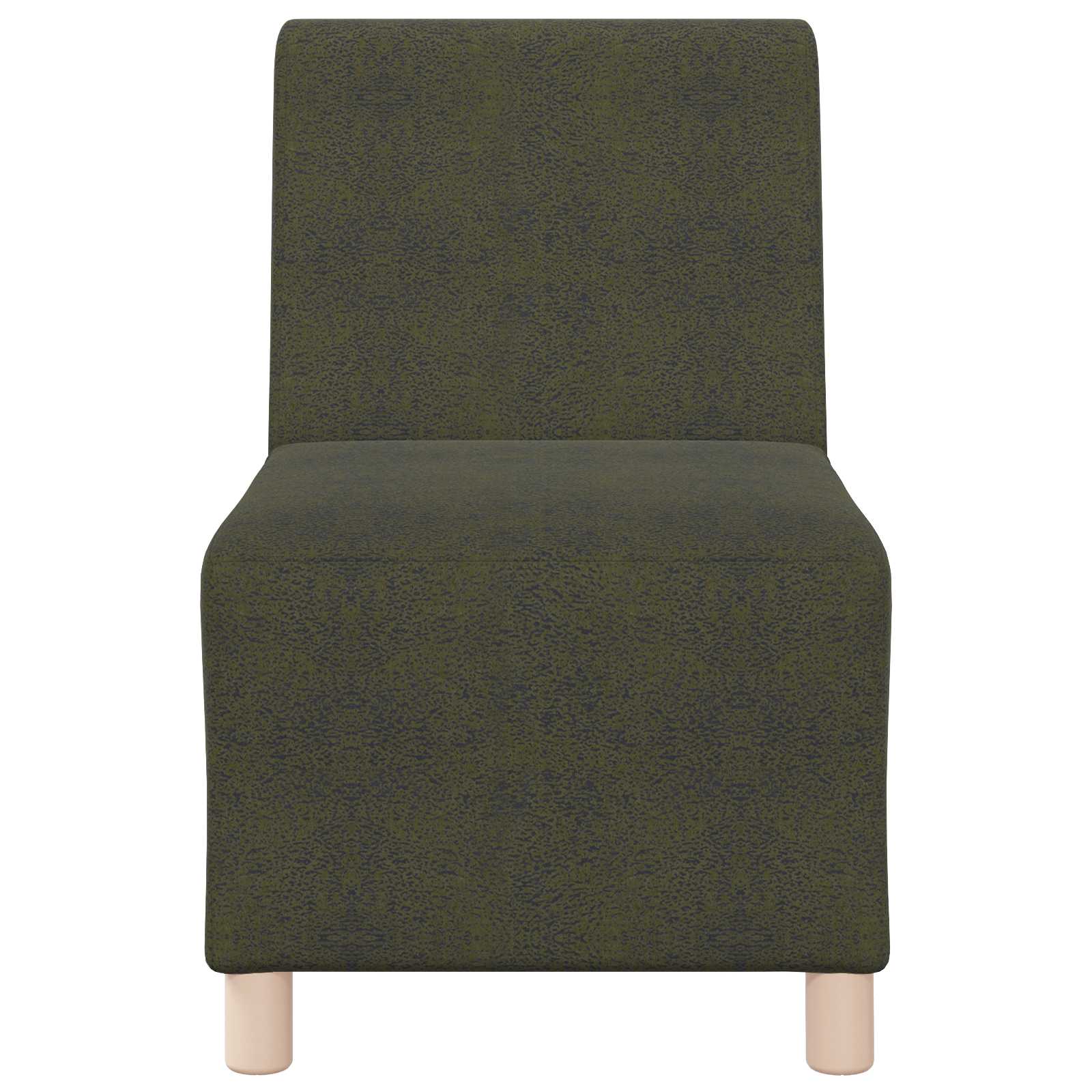 Modulsofa utan armstöd Armégrön 55 x 74 x 82 cm Faux Mockaläder