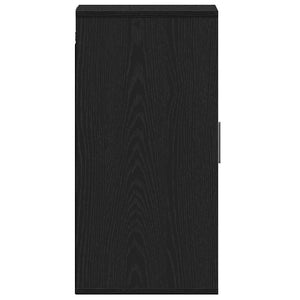 Skoskåp svart ek 32x35x70 cm konstruerat trä