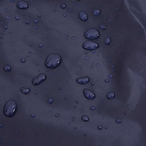 Regnrock för hundar med reflekterande remsor polyester marinblå