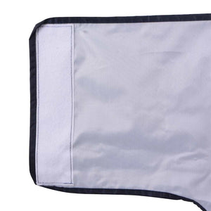 Regnrock för hundar med reflexer polyester marinblå 3XL