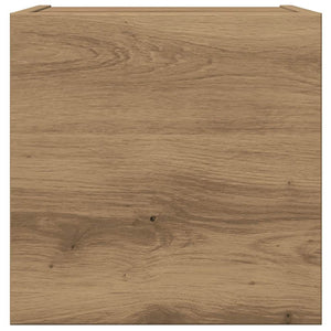 TV-skåp väggmonterat 4 delar artisan ek konstruerat trä