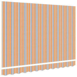 Markisväv Flerfärgsdesign 330 x 195 cm Polyester