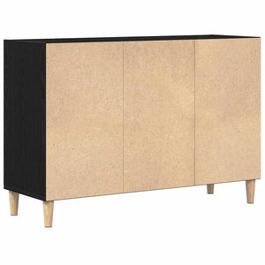 Sideboard Svart Ek 103,5 x 35 x 70 cm Konstruerat trä