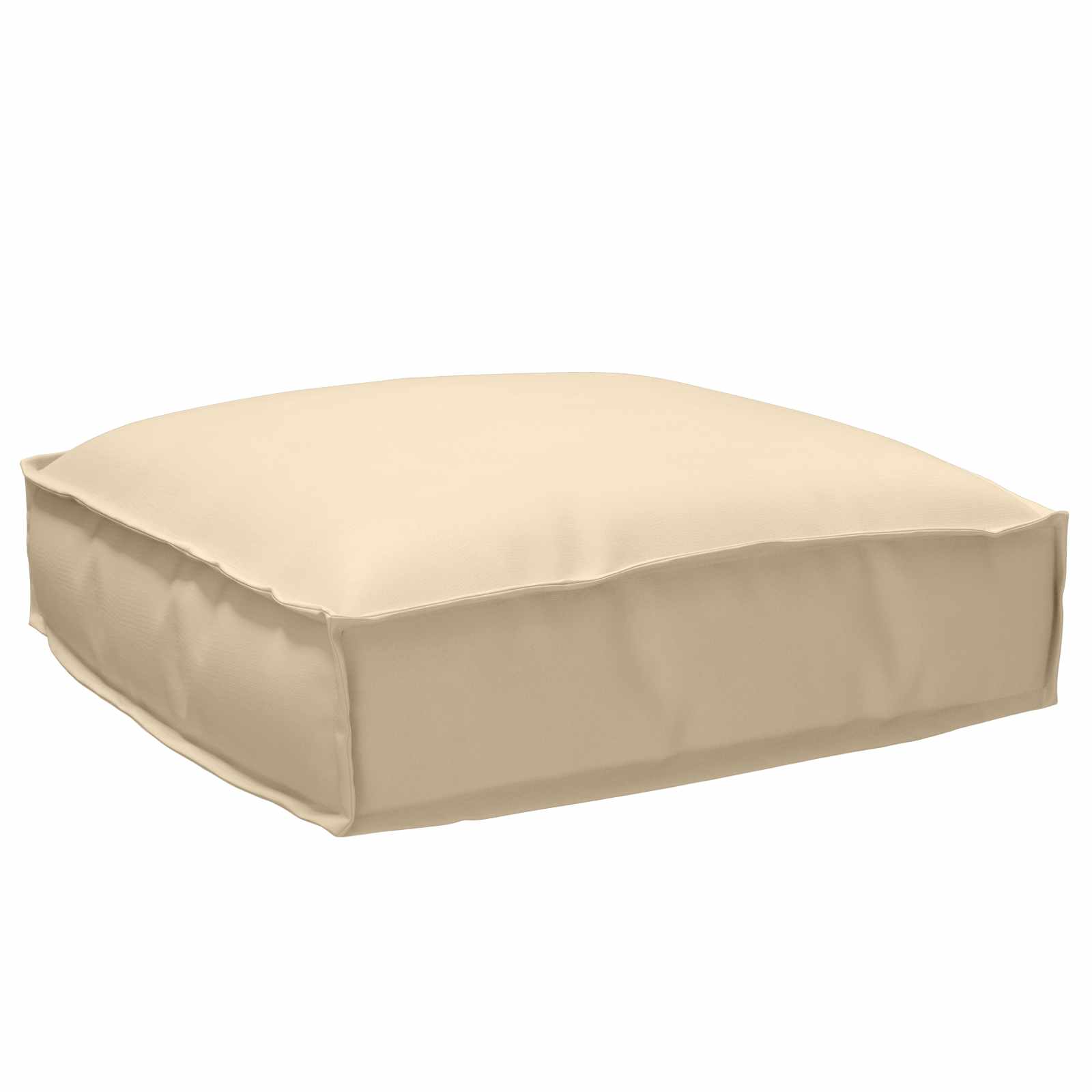 Kudde Oxford Tyg Beige 50 x 50 x 12 cm