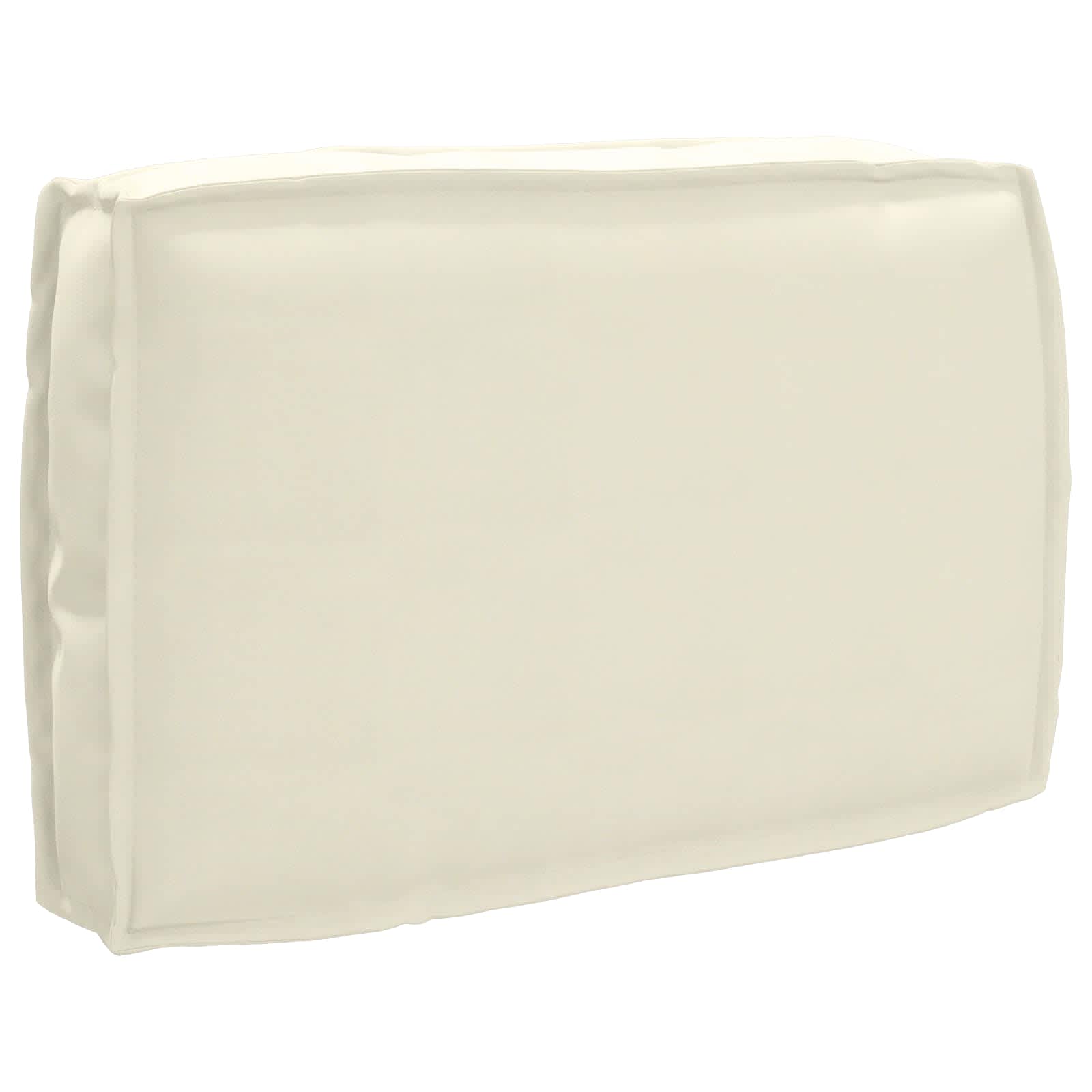 Kudde Kräm 60 x 40 x 12 cm Oxford Tyg