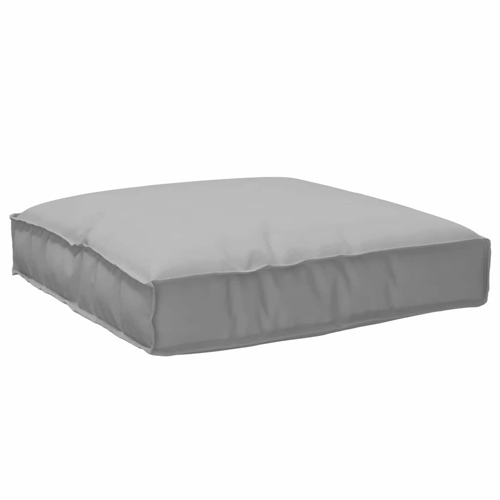 Kudde Oxford Tyg Grå 80 x 80 x 12 cm