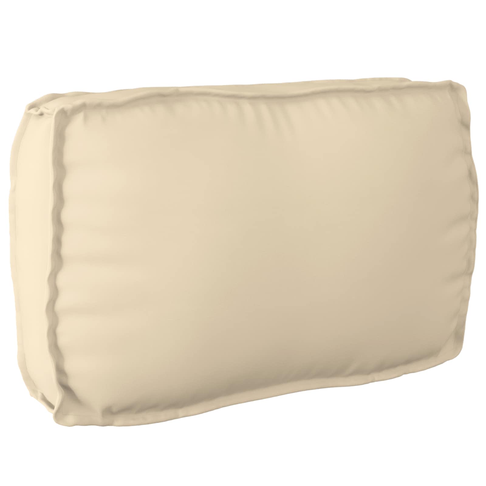 Kudde Oxford Tyg Beige 70 x 40 x 12 cm