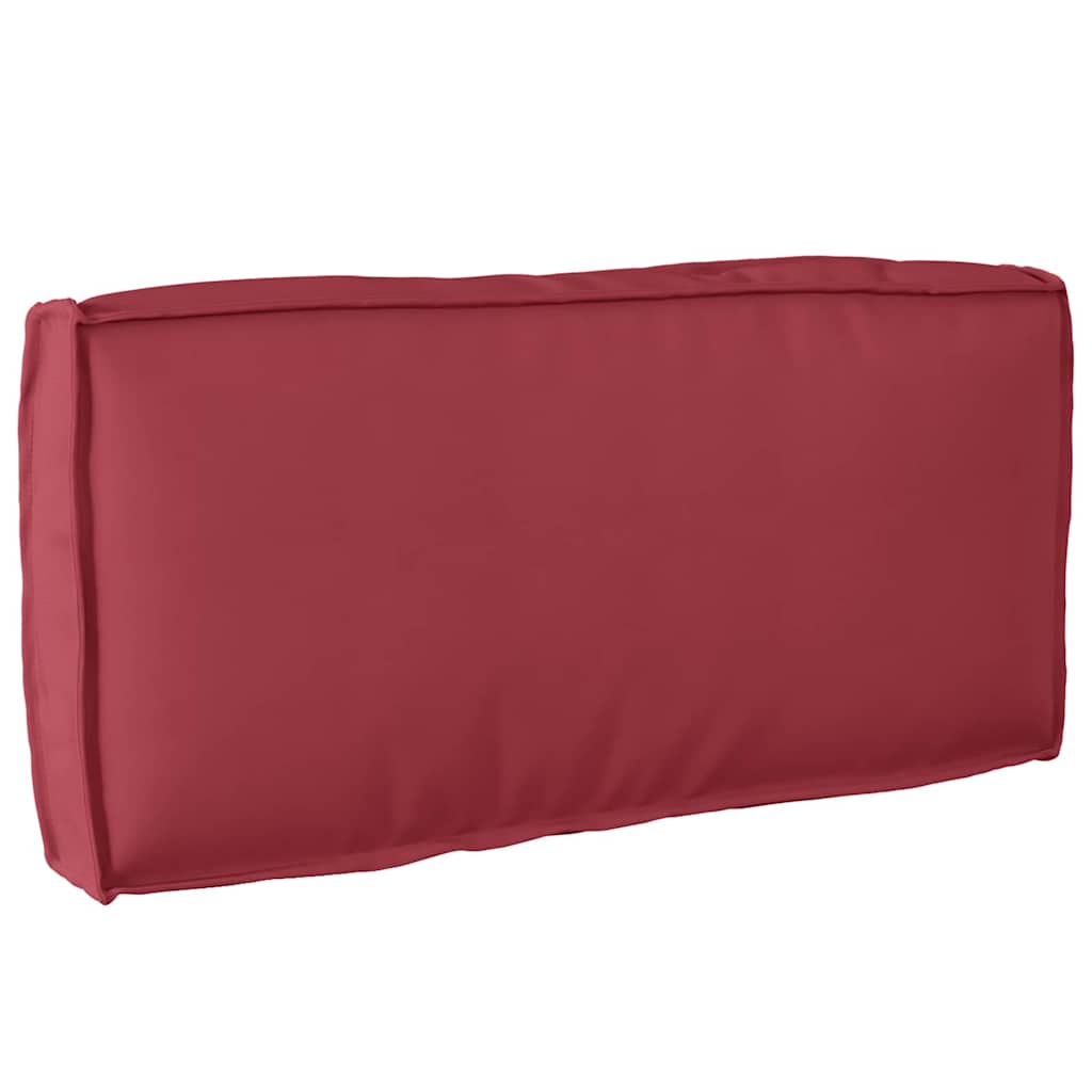 Kudde Oxford Tyg Vinröd 80 x 40 x 12 cm