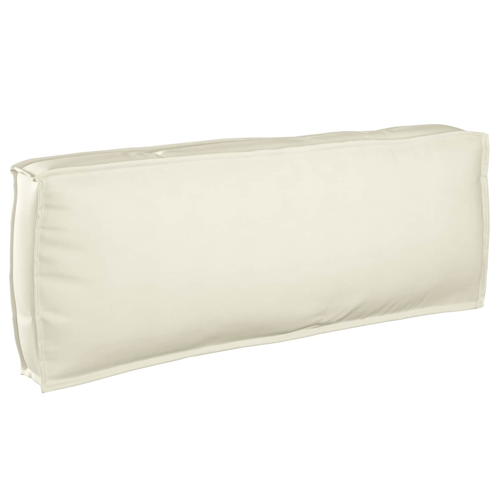 Kudde Oxford Tyg Kräm 120 x 40 x 12 cm