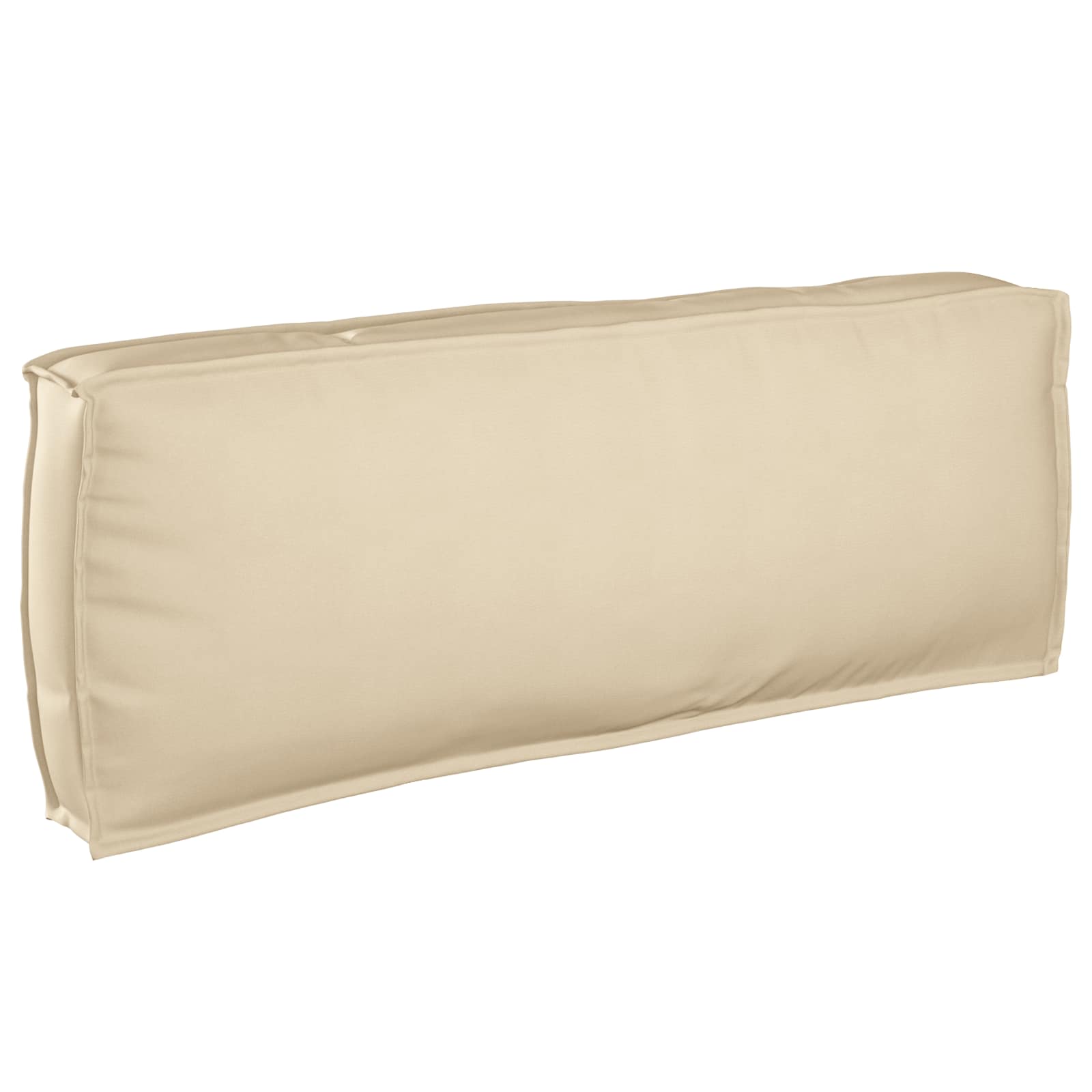 Kudde Beige 120 x 40 x 12 cm Oxford Tyg