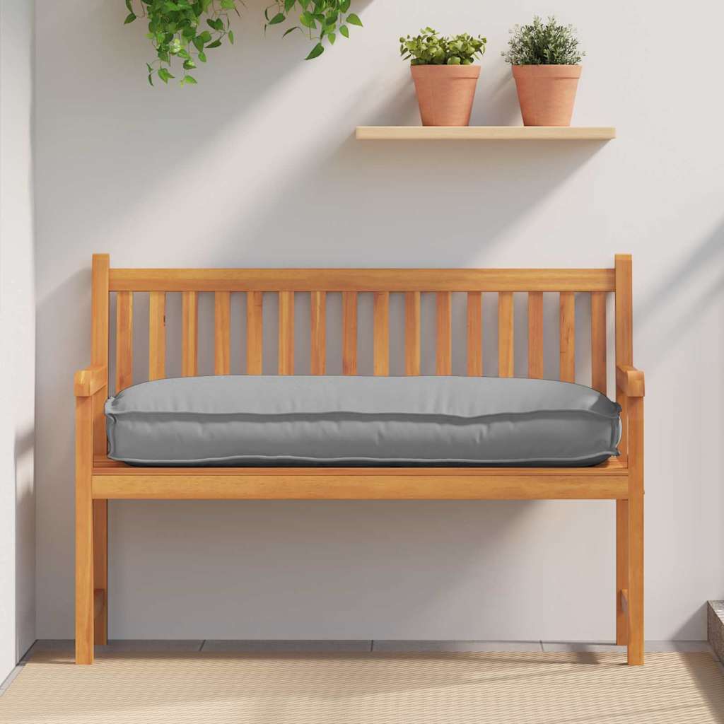 Kudde Oxford Tyg Grå 120 x 50 x 12 cm