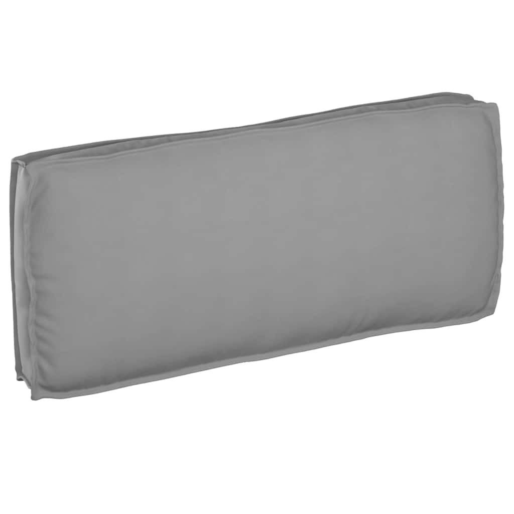 Kudde Oxford Tyg Grå 120 x 50 x 12 cm