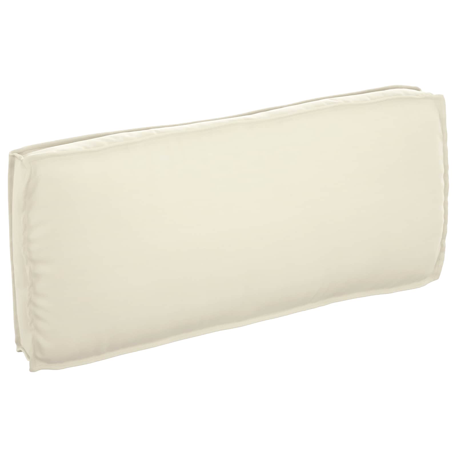 Kudde Oxford Tyg Kräm 120 x 50 x 12 cm
