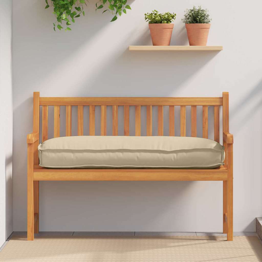 Kudde Oxford Tyg Beige 120 x 50 x 12 cm