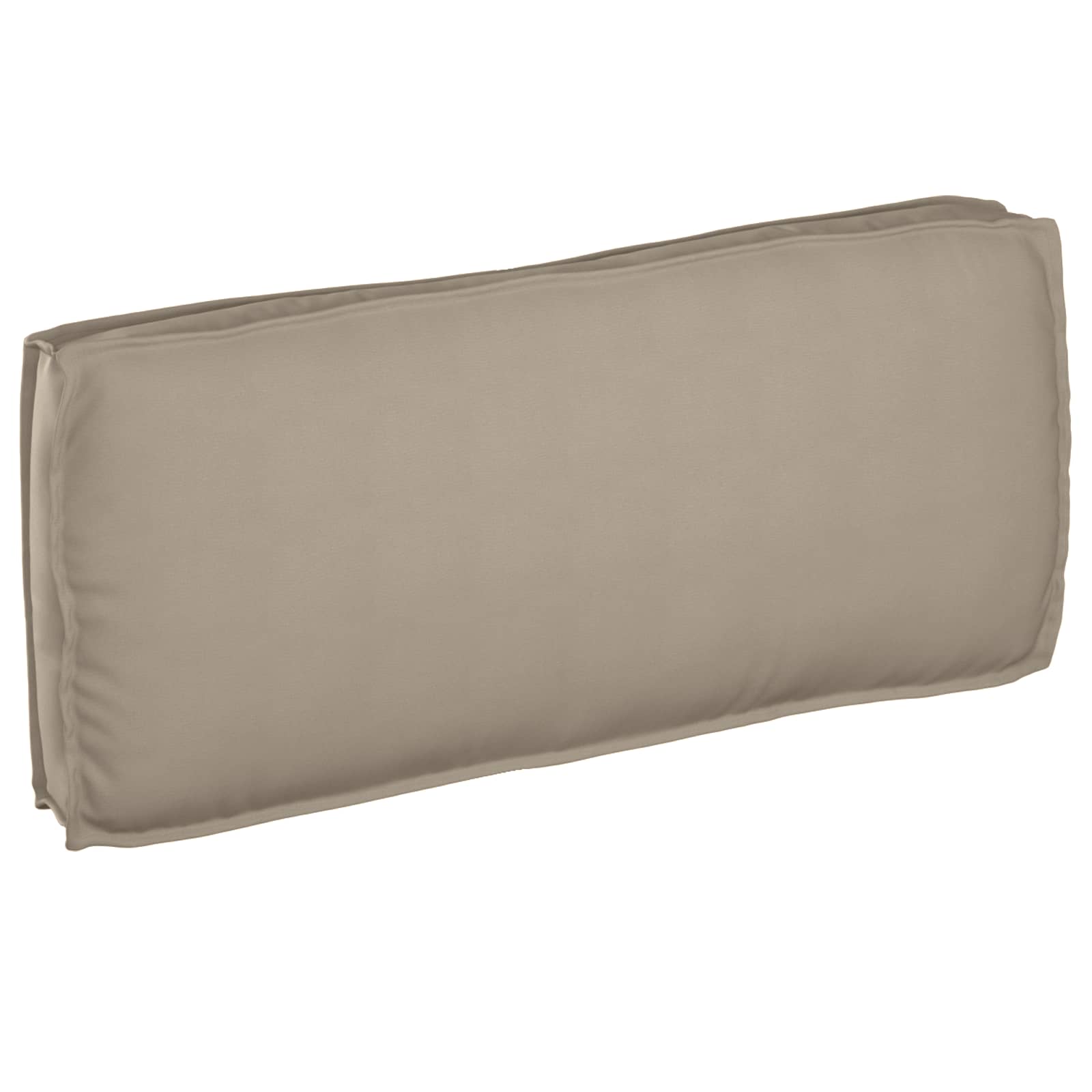 Kudde Oxford Tyg Taupe 120 x 50 x 12 cm