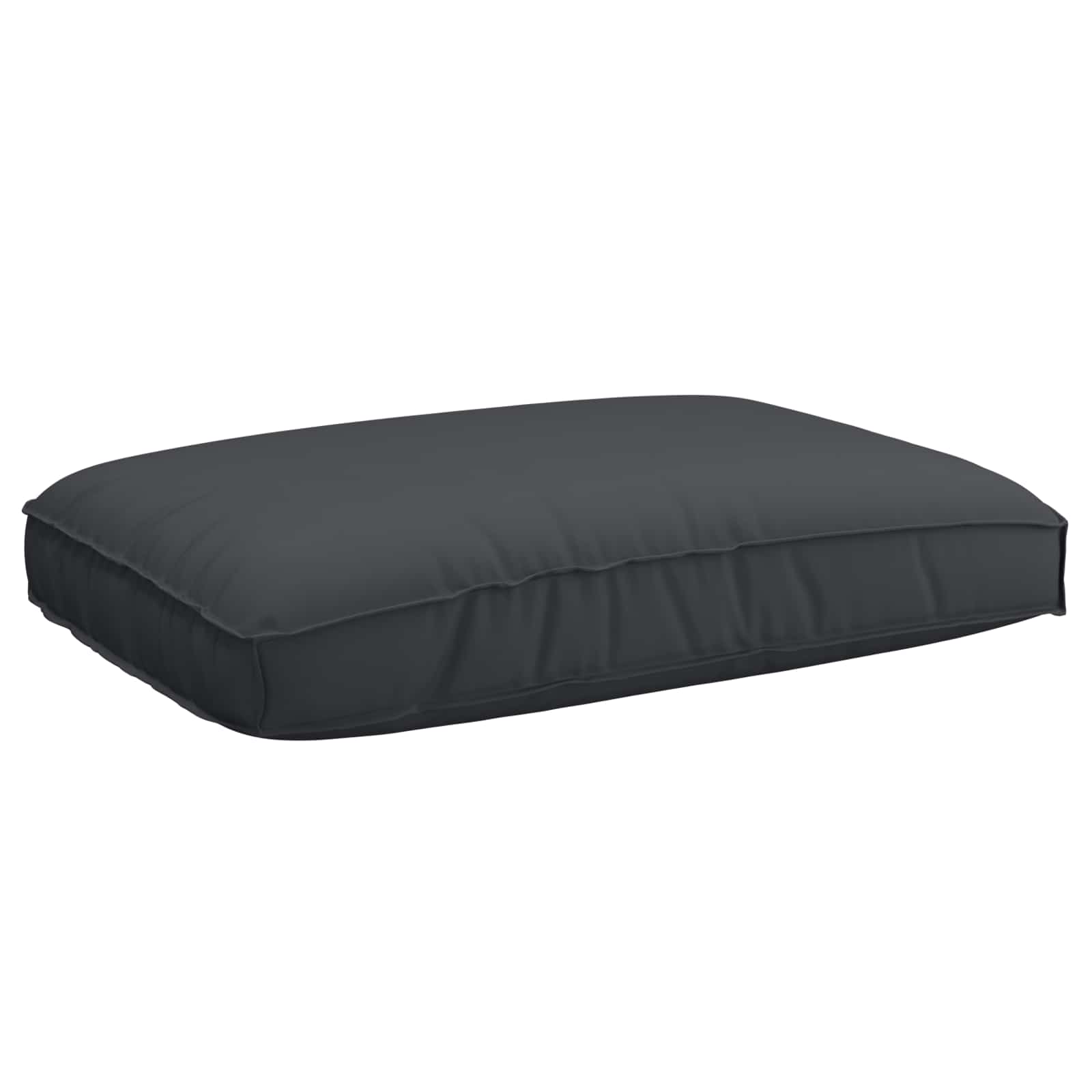 Kudde Oxford Tyg Svart 120 x 80 x 12 cm