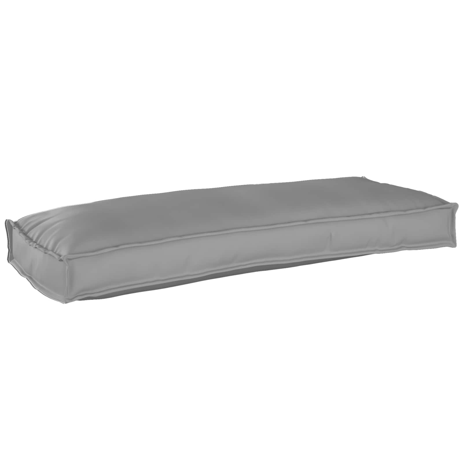 Kudde Oxford Tyg Grå 100 x 40 x 8 cm