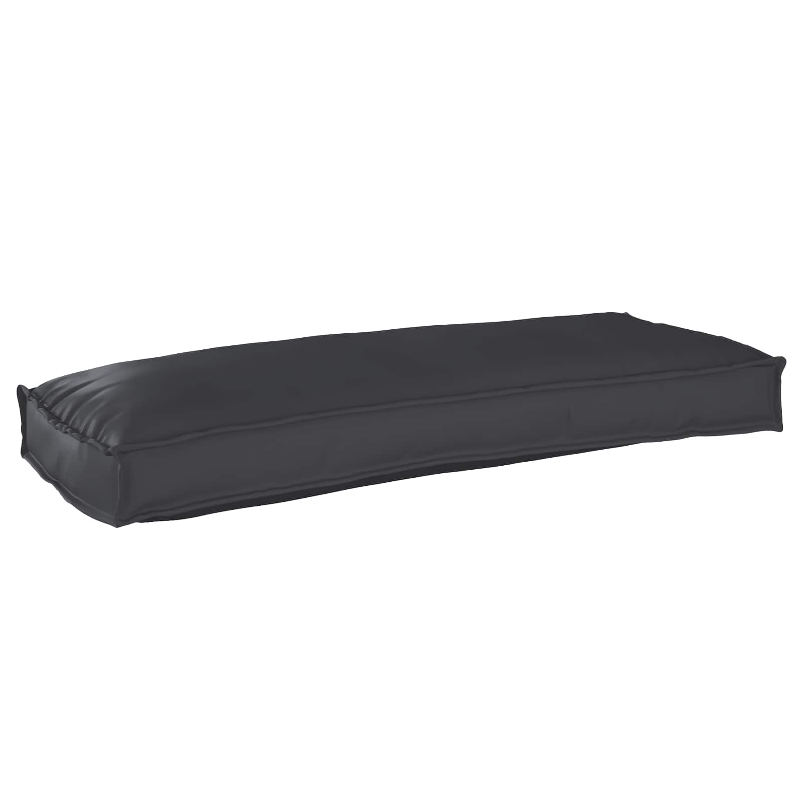 Kudde Oxford Tyg Svart 100 x 40 x 8 cm