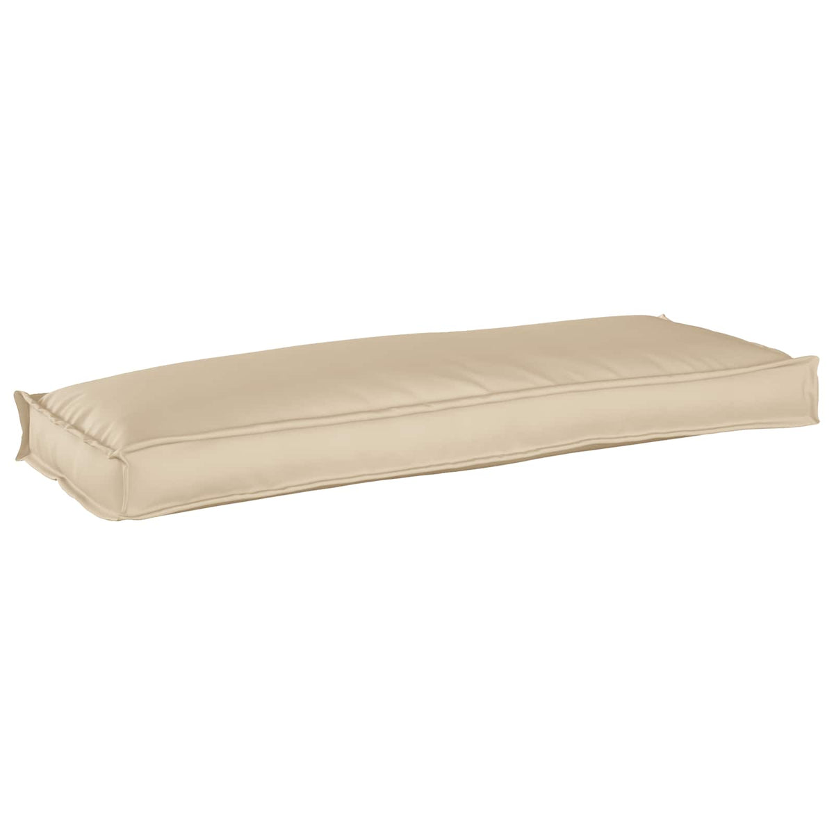 Kudde Beige 110 x 40 x 8 cm Oxford Tyg