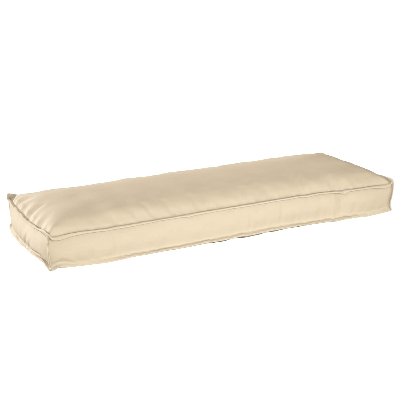 Kudde Oxford Tyg Beige 120 x 40 x 8 cm