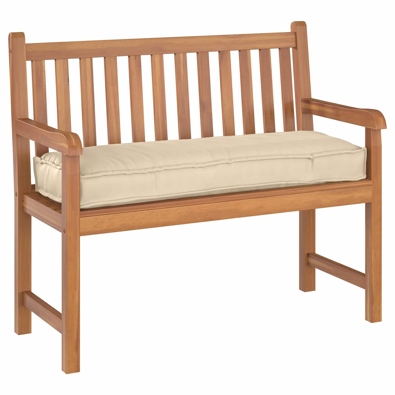 Kudde Oxford Tyg Beige 120 x 40 x 8 cm